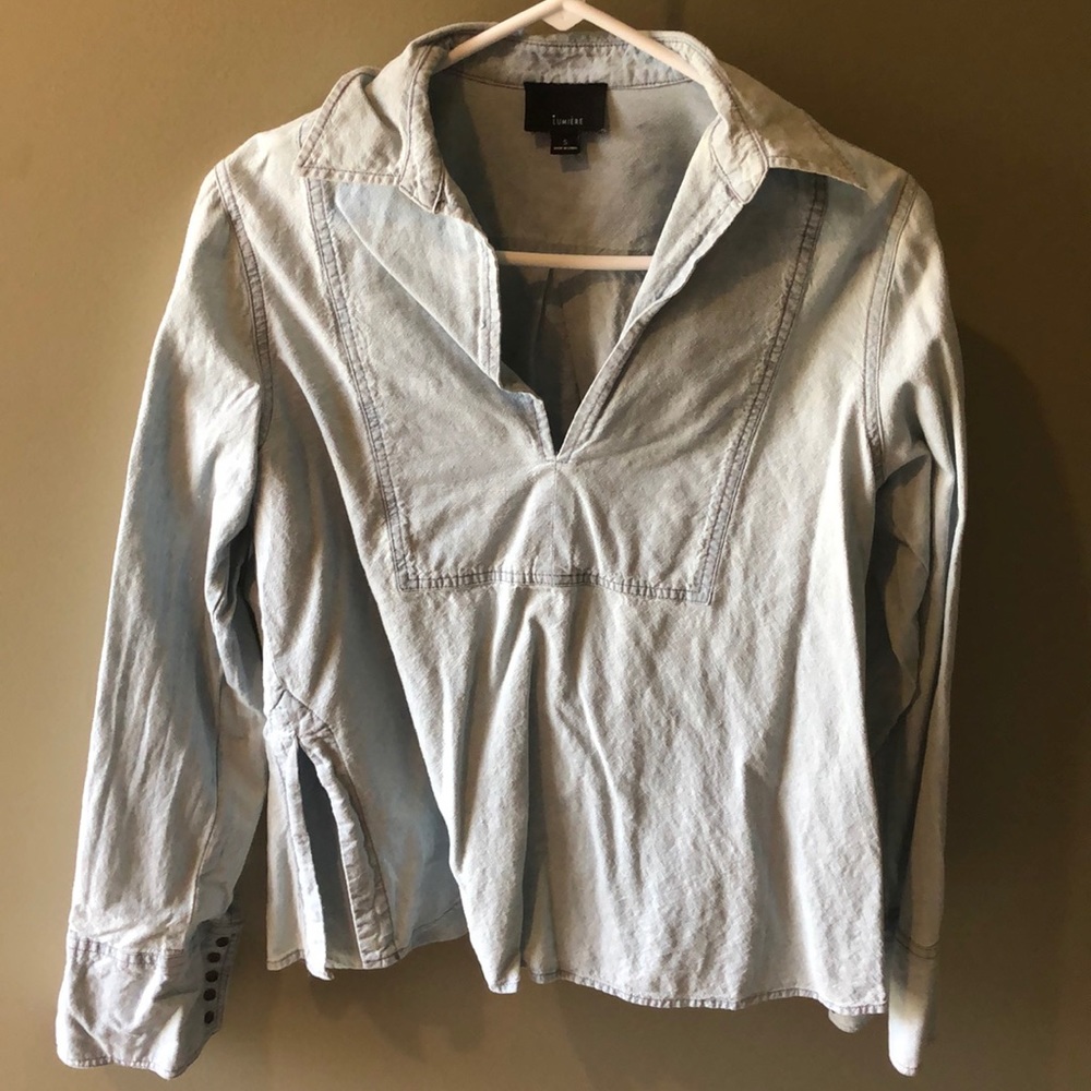 Boutique denim blouse